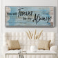 Forever Always - Floater Framed Canvas Print