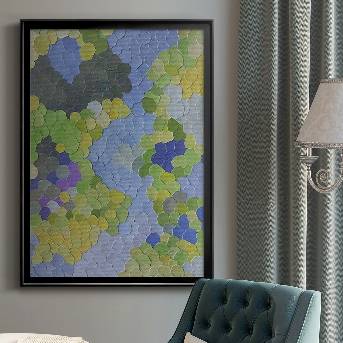 Estes Park - Modern Framed Canvas Print