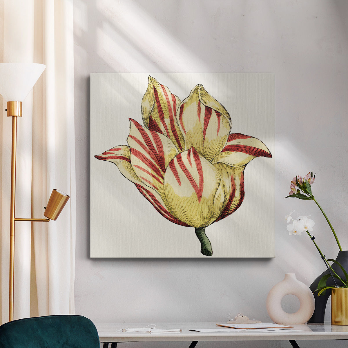 Tulip Garden III - Canvas Art Print