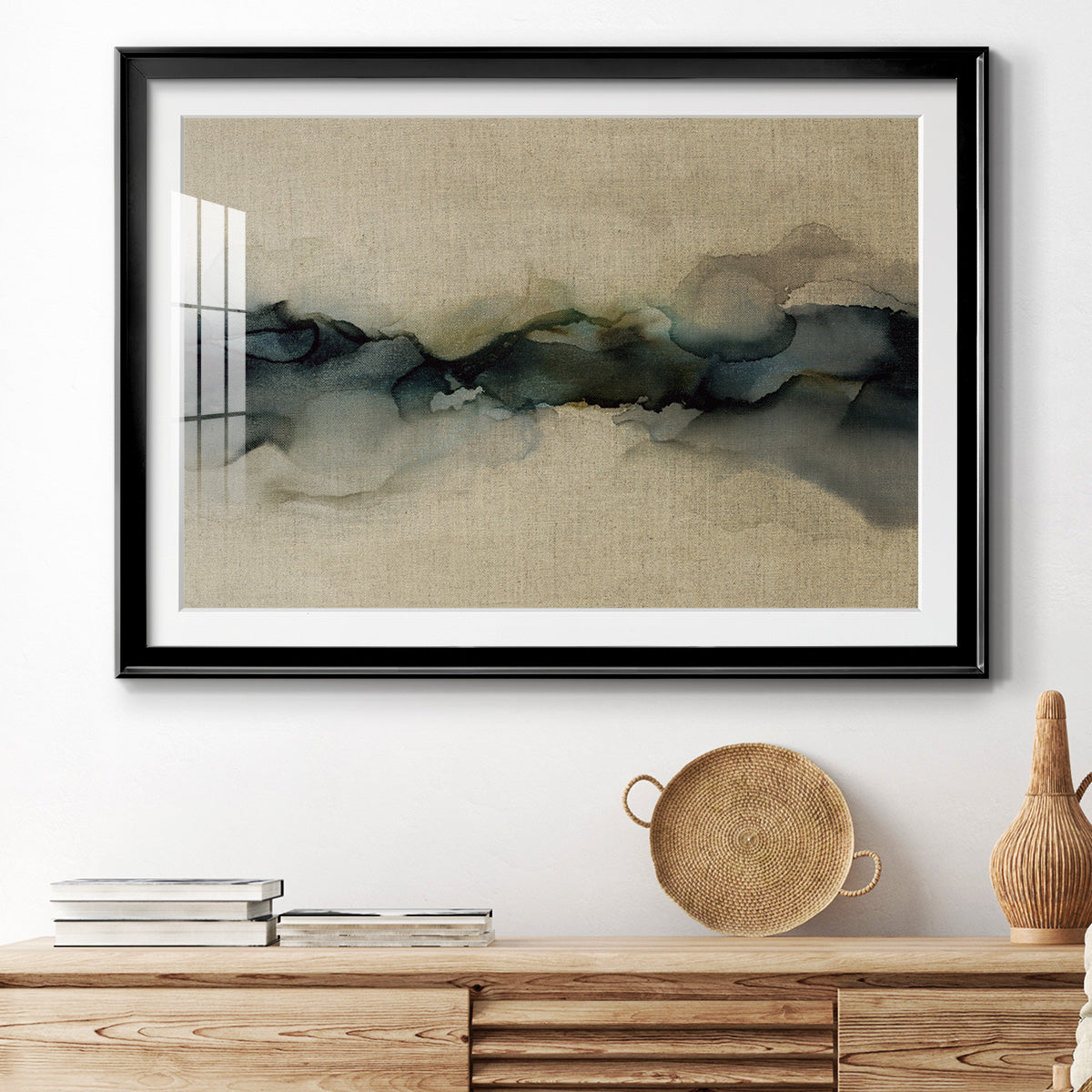 Ocean Streams - Modern Framed Art Print