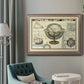 Nautical Map II Premium Framed Canvas- Ready to Hang