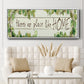 No Place Like Home - Floater Framed Canvas Print