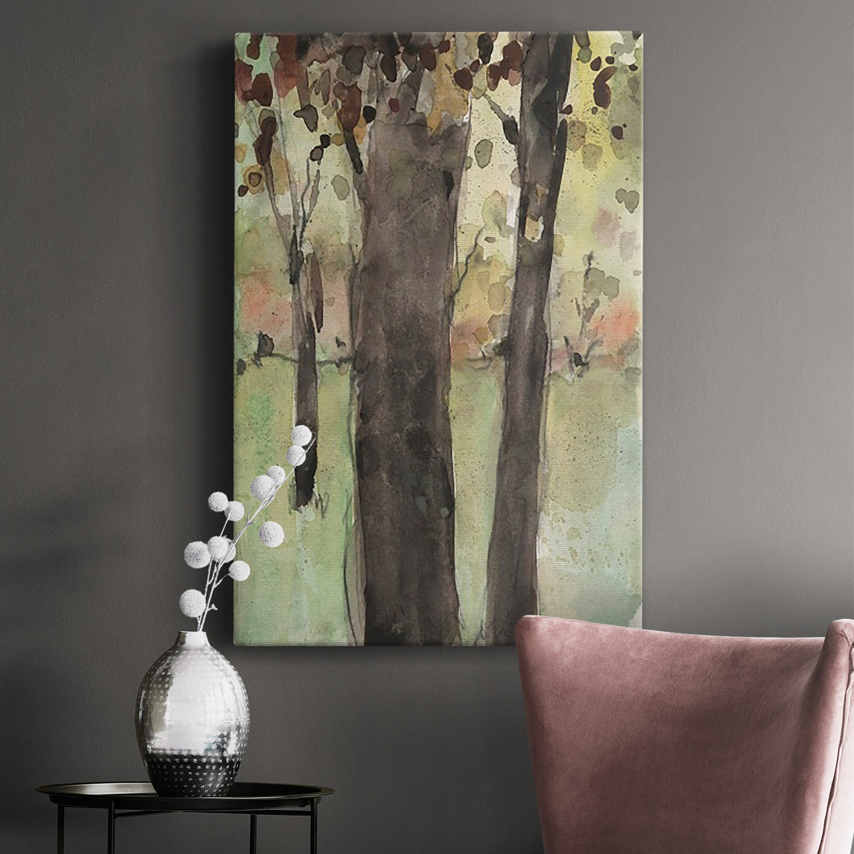 Under the Tree Confetti II Premium Gallery Wrapped Canvas - Ready to Hang