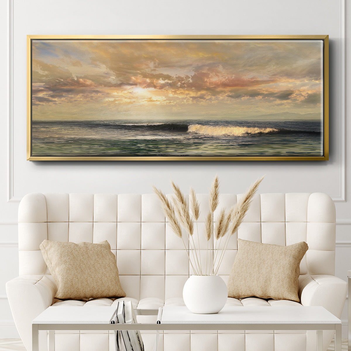 Serenity - Floater Framed Canvas Print