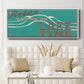 Cabin Life Collection H - Floater Framed Canvas Print