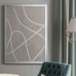 Fissures I - Modern Framed Canvas Print