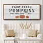 Farm Fresh Pumpkins - Floater Framed Canvas Print