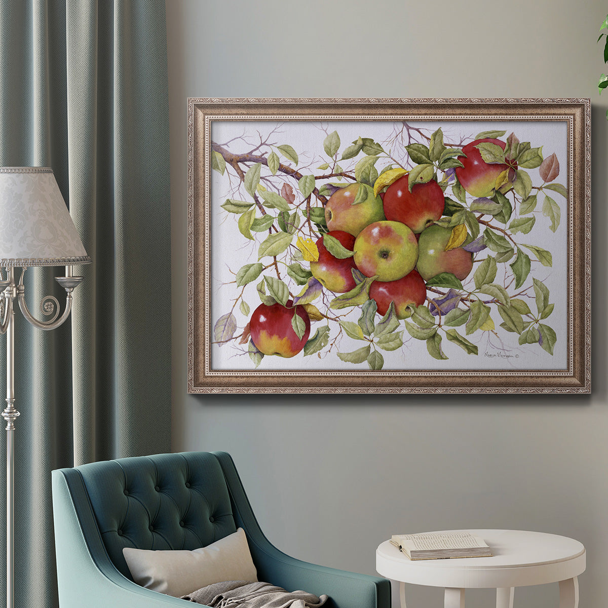 Apples Premium Framed Canvas- Ready to Hang