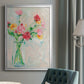 Painterly Soft Bouquet I - Modern Framed Canvas Print