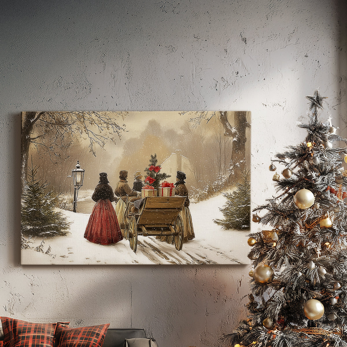 Eve of Candlelit Skies - Canvas Art Print