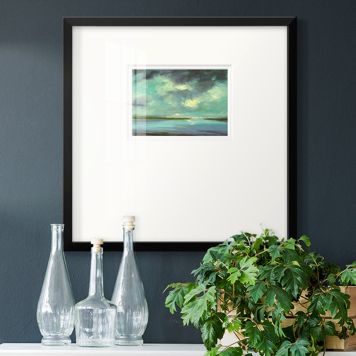 Lagoon Premium Framed Print Double Matboard