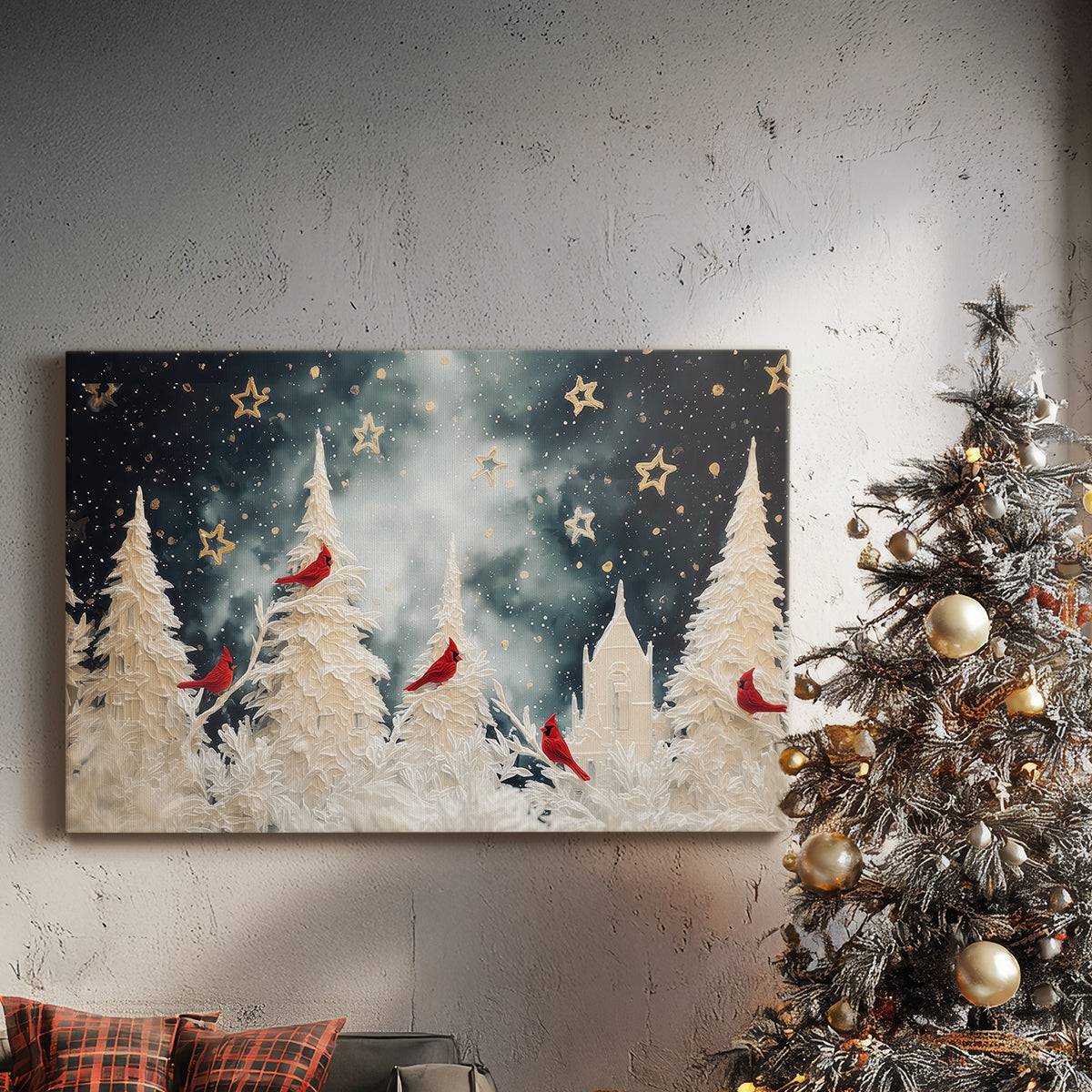 Soft Linen Blessing II - Canvas Art Print