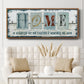 Home Wherever We - Floater Framed Canvas Print