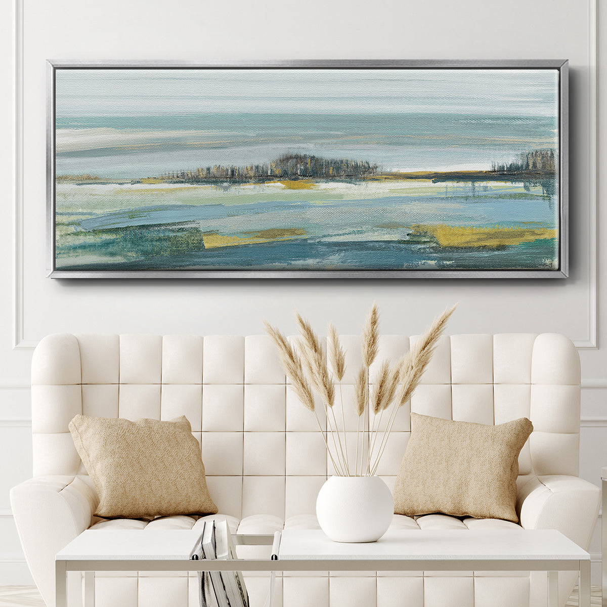 Lewbeach Vista - Floater Framed Canvas Print