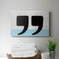 He Said She Said - Canvas Art Print
