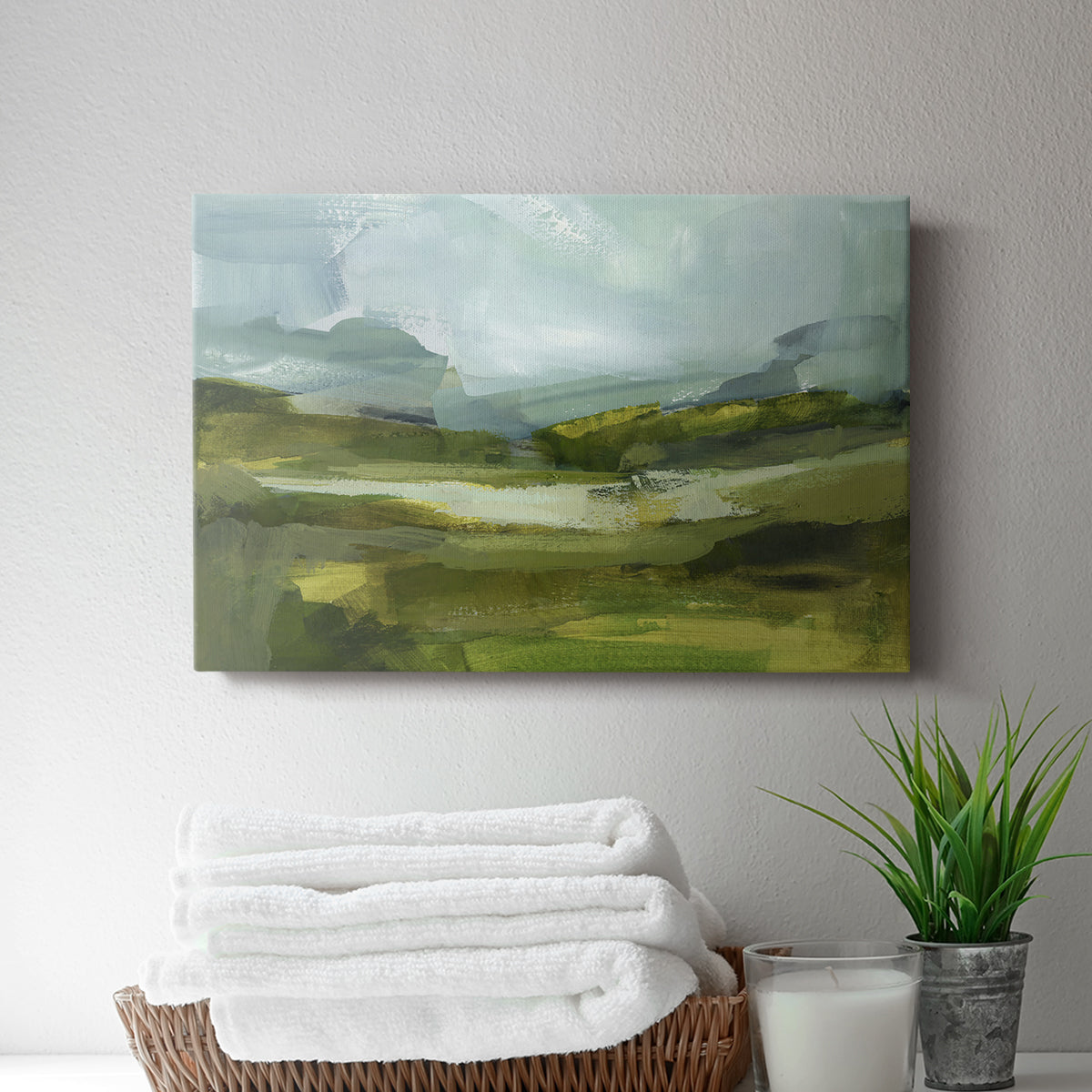 Emerald View III - Canvas Art Print
