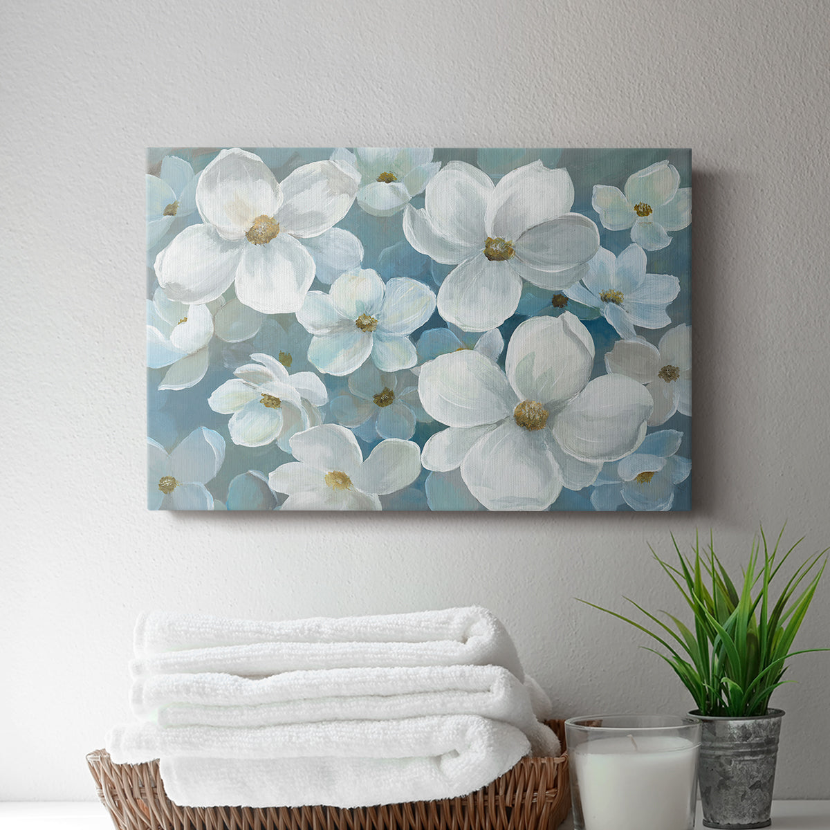 White Expression - Canvas Art Print