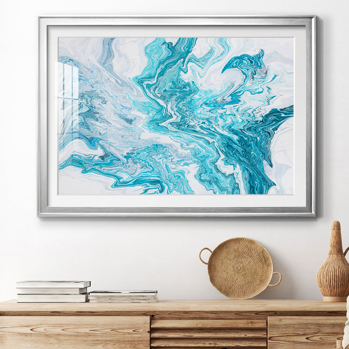 Tide Pool - Modern Framed Art Print