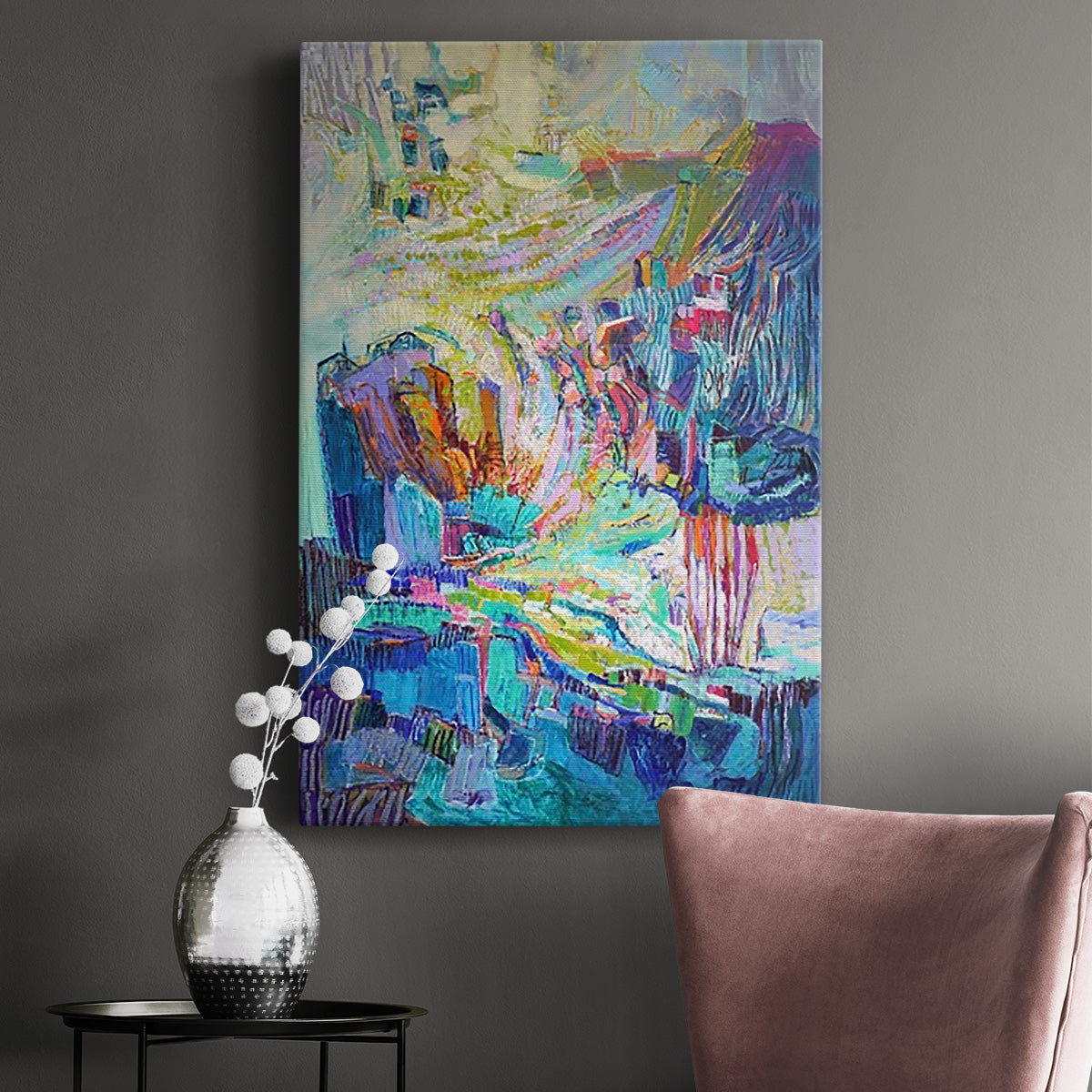 Gathering up the Goddess I - Canvas Art Print