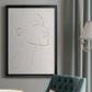 Portrait Sketch I - Modern Framed Canvas Print