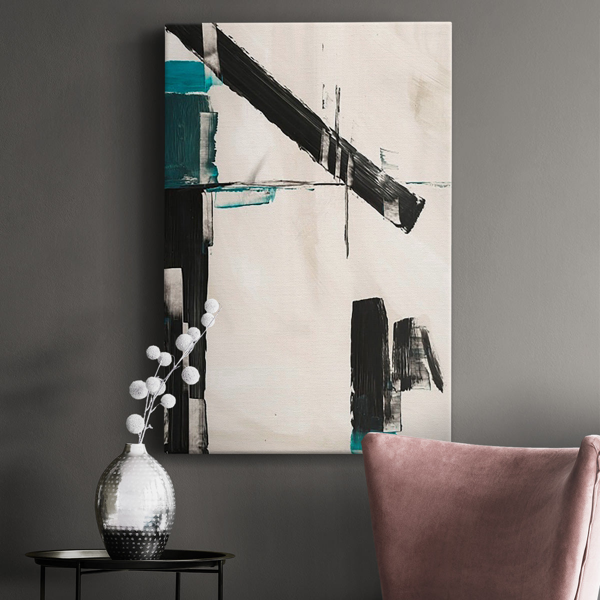 Geometry Notes III - Canvas Art Print