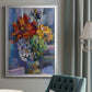 Modern Bouquet - Modern Framed Canvas Print