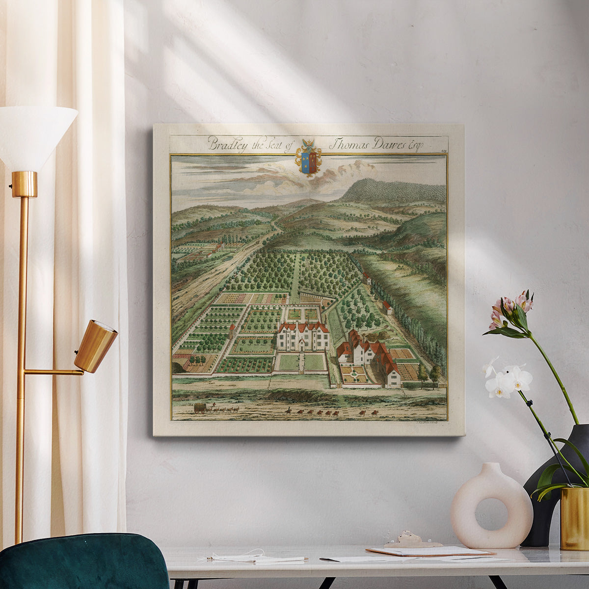 Kip's Garden Views I-Premium Gallery Wrapped Canvas - Ready to Hang