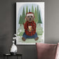 Lumberjack Bear Latte - Canvas Art Print