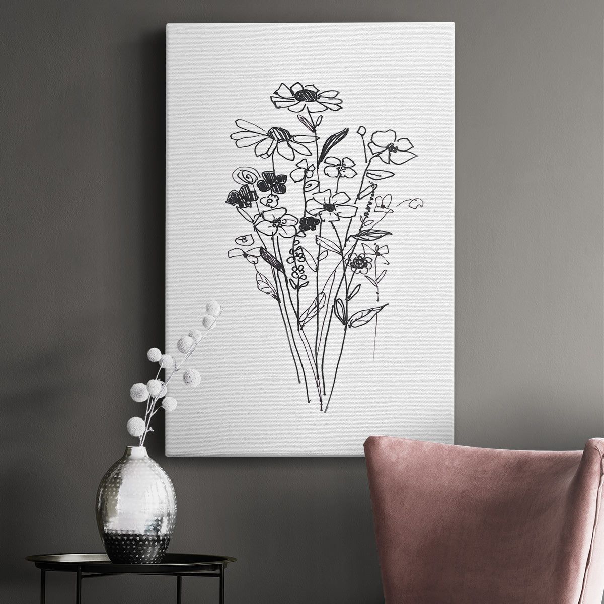 Farmhouse Plants II - Canvas Art Print