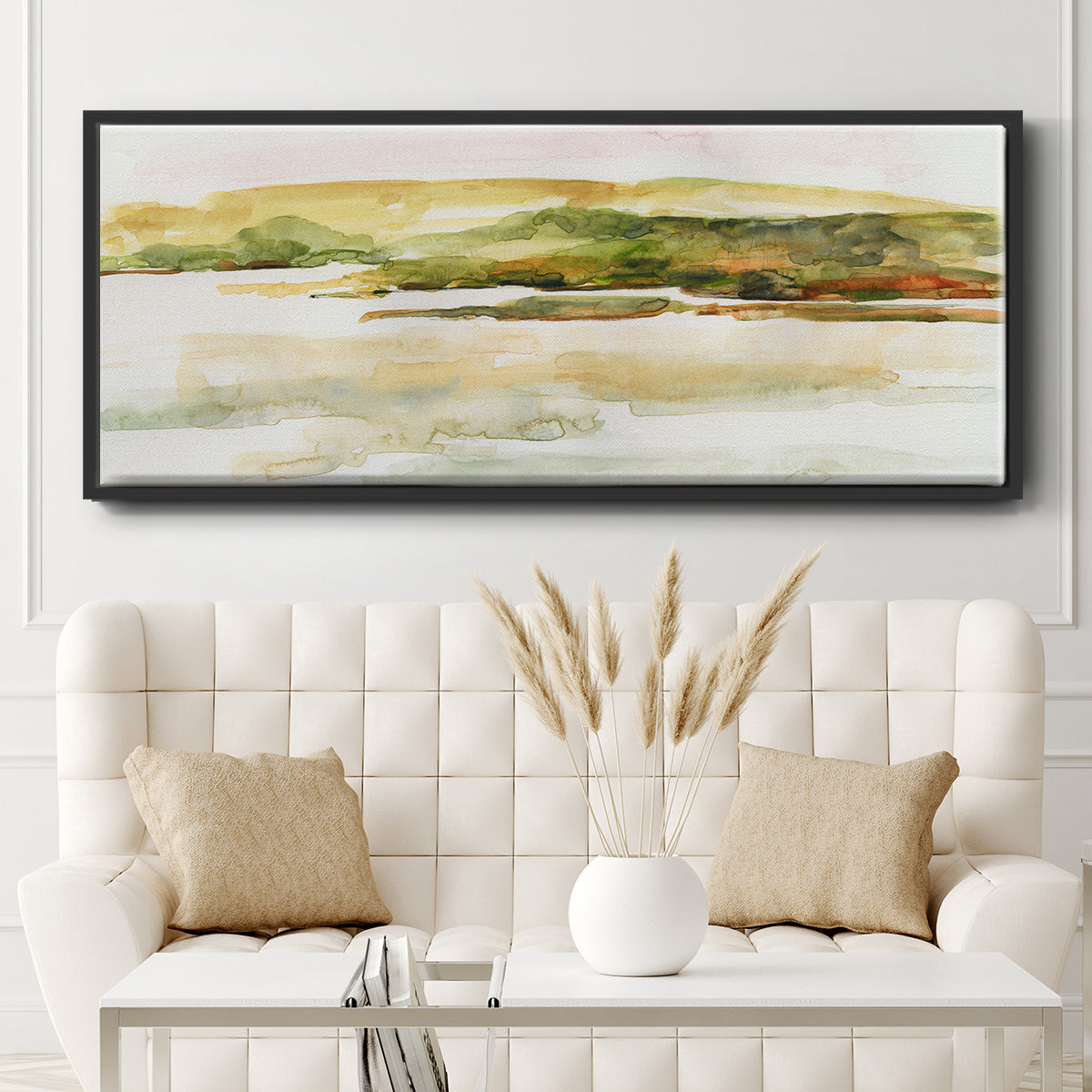 Coastal Morning - Floater Framed Canvas Print