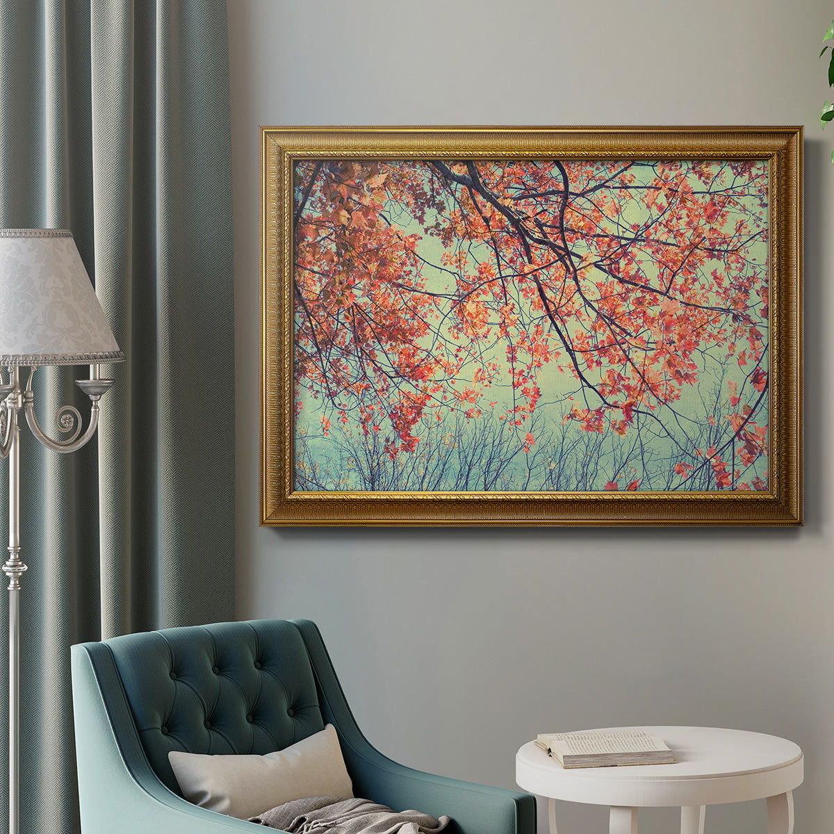 Autumn Tapestry II Premium Framed Canvas- Ready to Hang