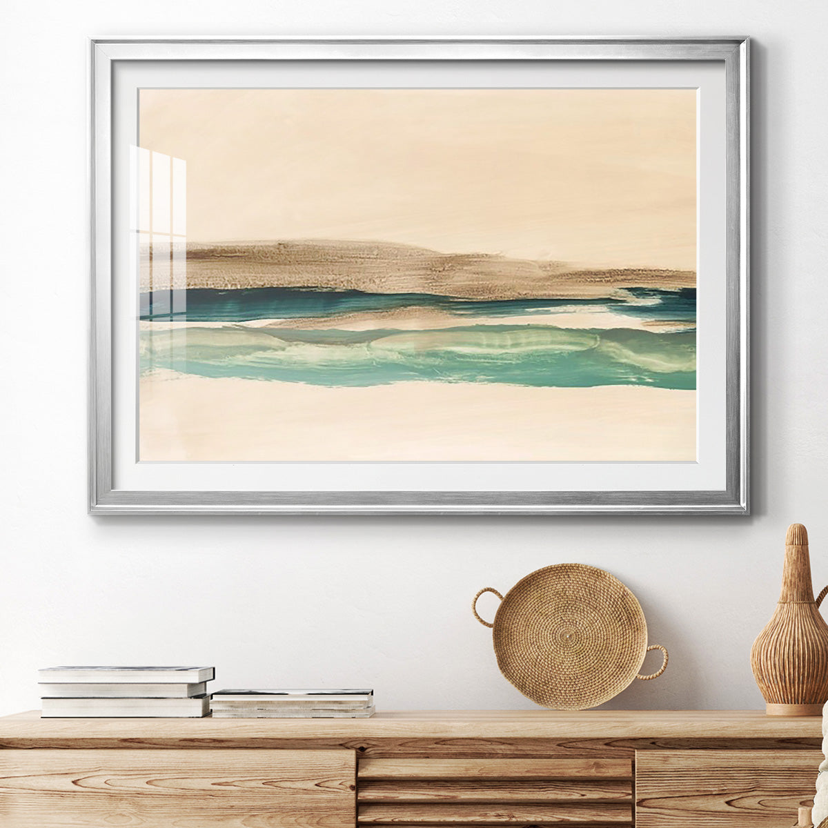 Layered Horizon I Premium Framed Print - Ready to Hang