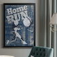 Home Run Hitter - Modern Framed Canvas Print