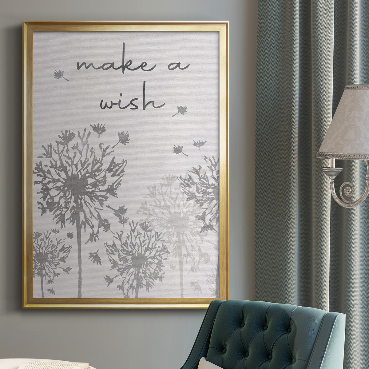 Make A Wish - Modern Framed Canvas Print