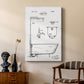 Vintage Bath I - Canvas Art Print