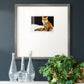 Fox- Premium Framed Print Double Matboard