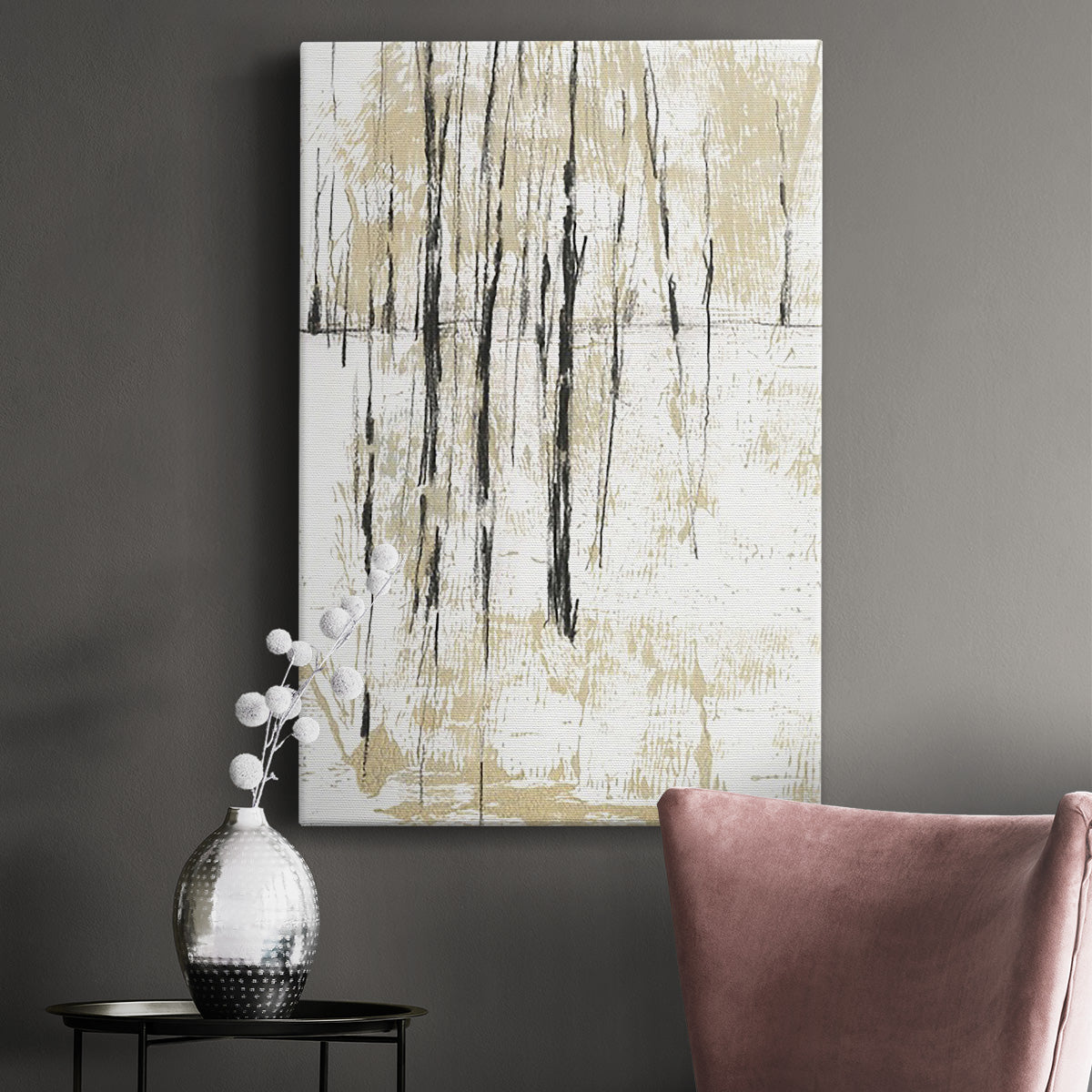 Gilded Forest II Premium Gallery Wrapped Canvas - Ready to Hang