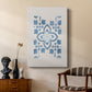 Monochrome Terra Mesa Tile I - Canvas Art Print