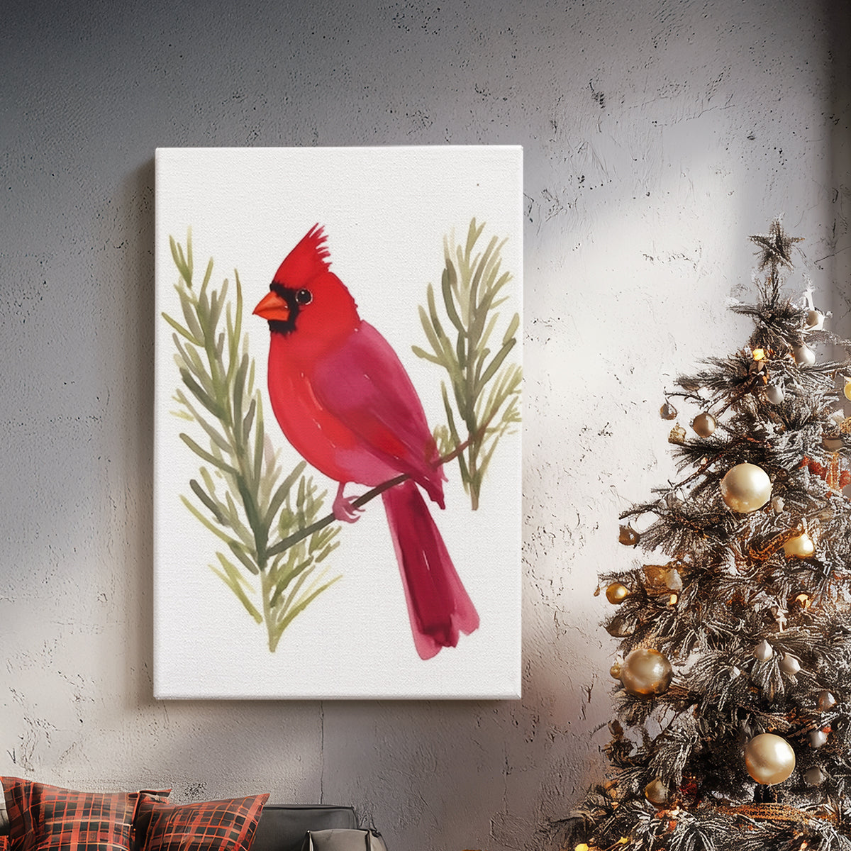 Ruby Yule Promise - Canvas Art Print