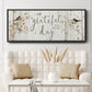 Grateful for this Day - Floater Framed Canvas Print