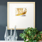 Gold Ship II Premium Framed Print Double Matboard