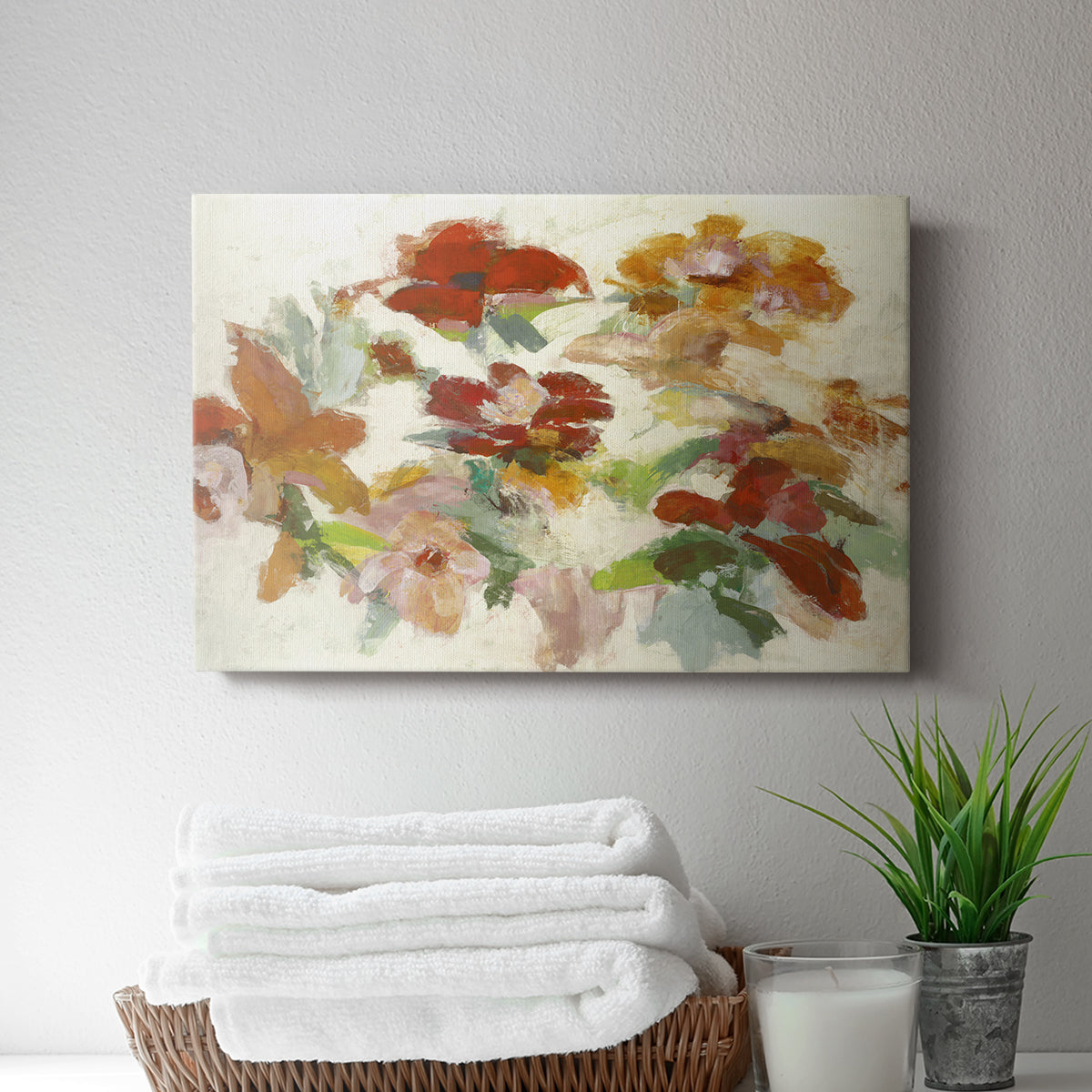 Floral Impressions V1 - Canvas Art Print
