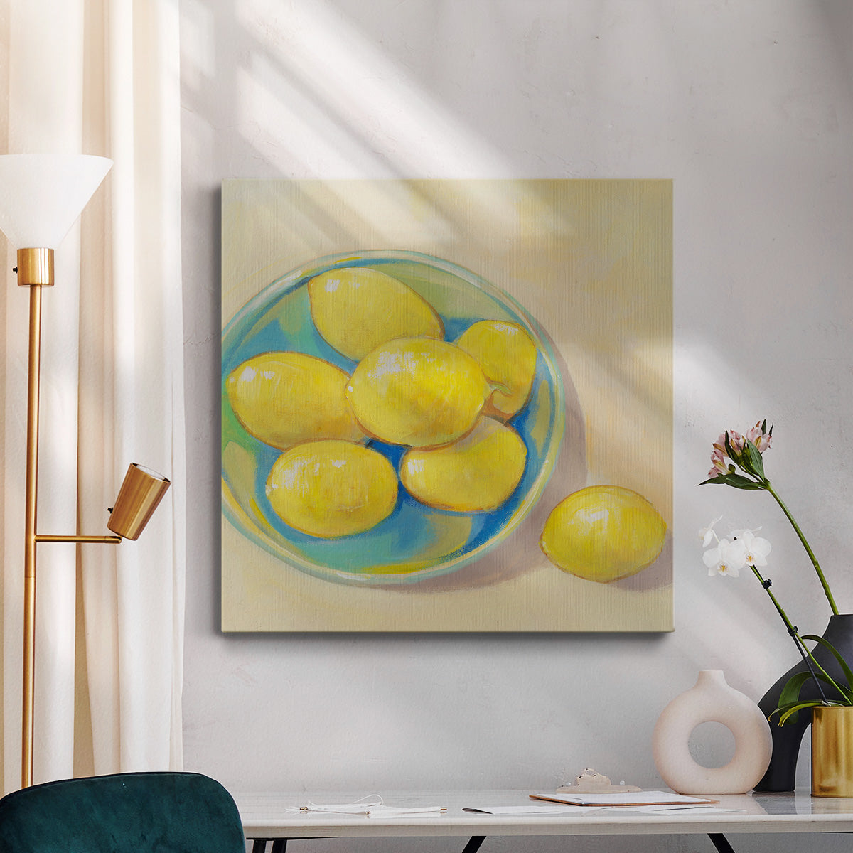 Fruit Bowl Trio I-Premium Gallery Wrapped Canvas - Ready to Hang