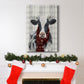 Yuletide Cow I - Gallery Wrapped Canvas