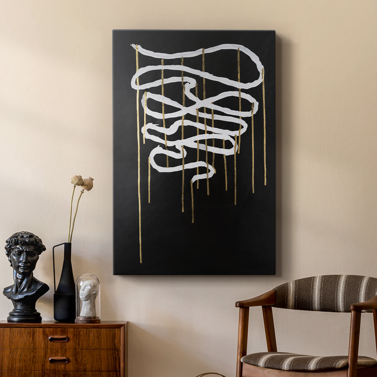 Weeping Ribbon II - Canvas Art Print