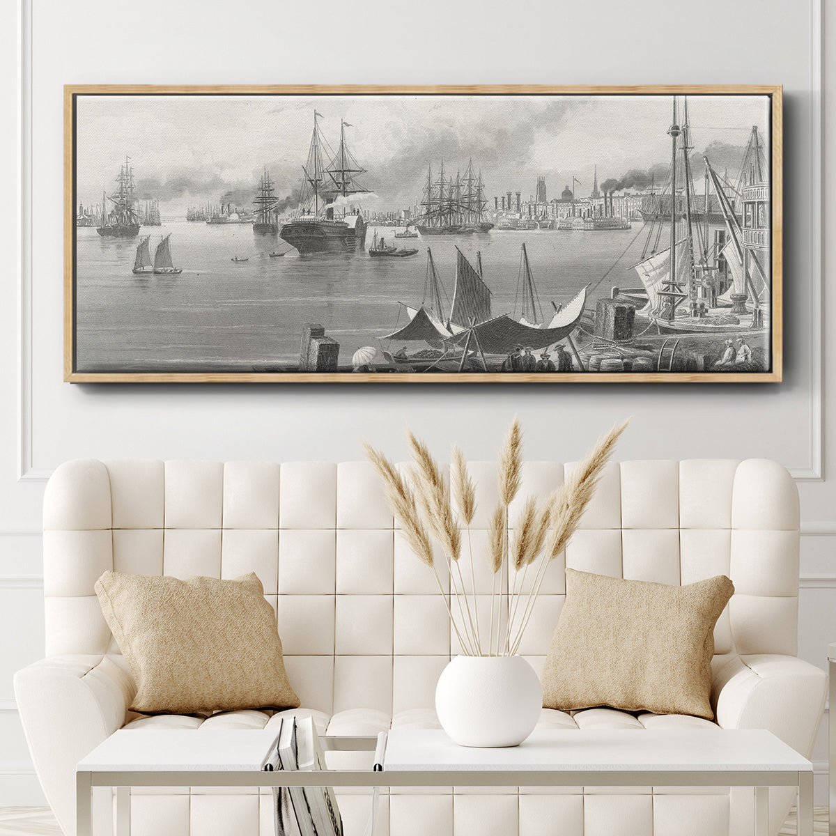 New Orleans - Floater Framed Canvas Print