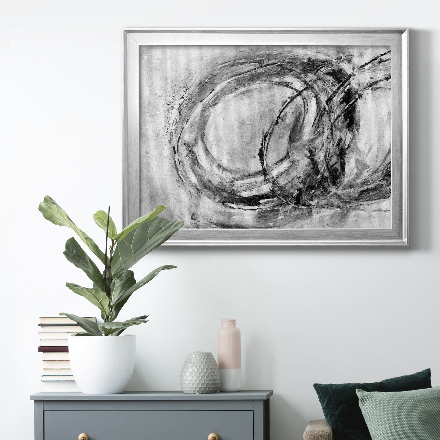 Infinity Rings I Premium Classic Framed Canvas - Ready to Hang