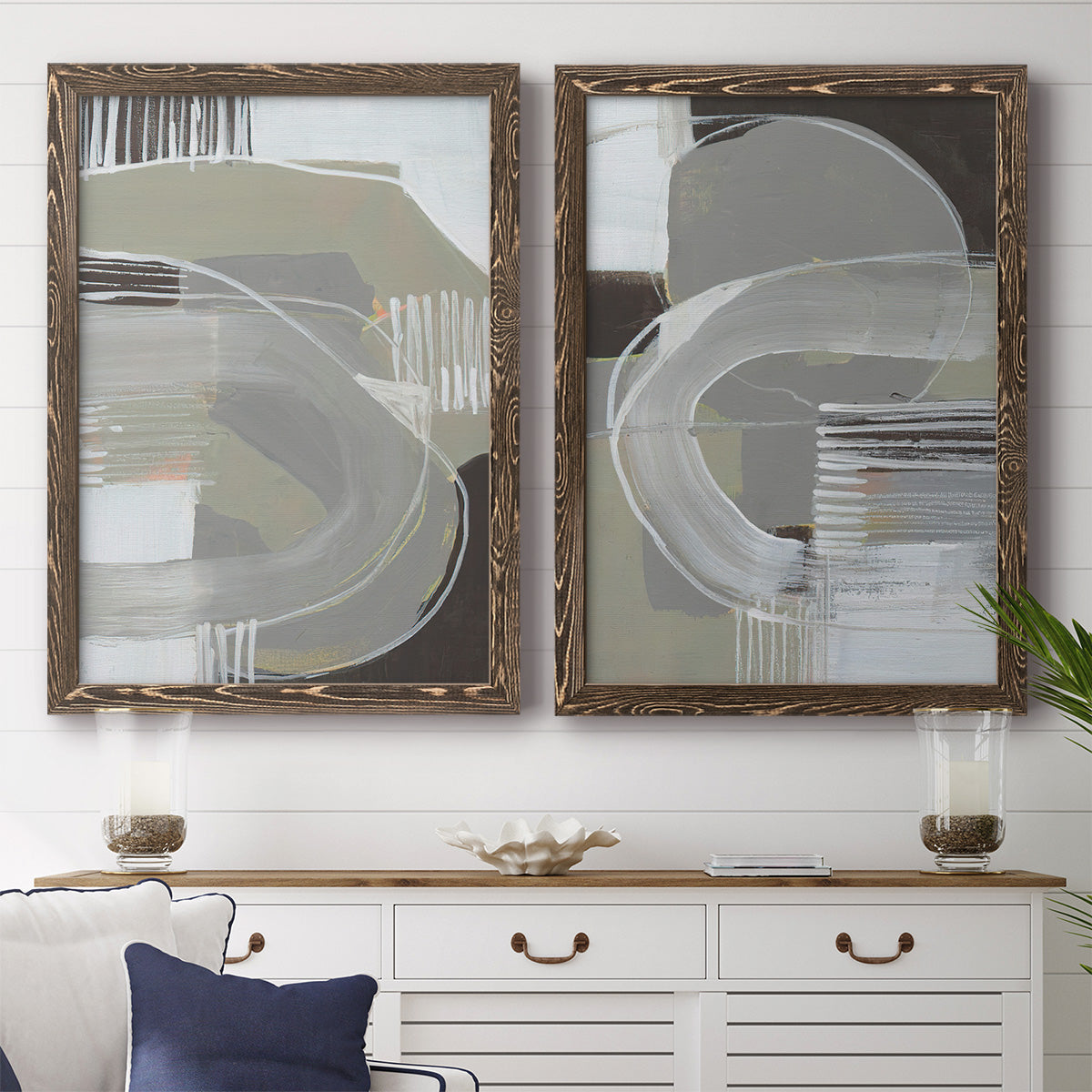 Arching Neutrals I - Premium Framed Canvas - Ready to Hang