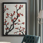 Red Berry Branch I - Modern Framed Canvas Print