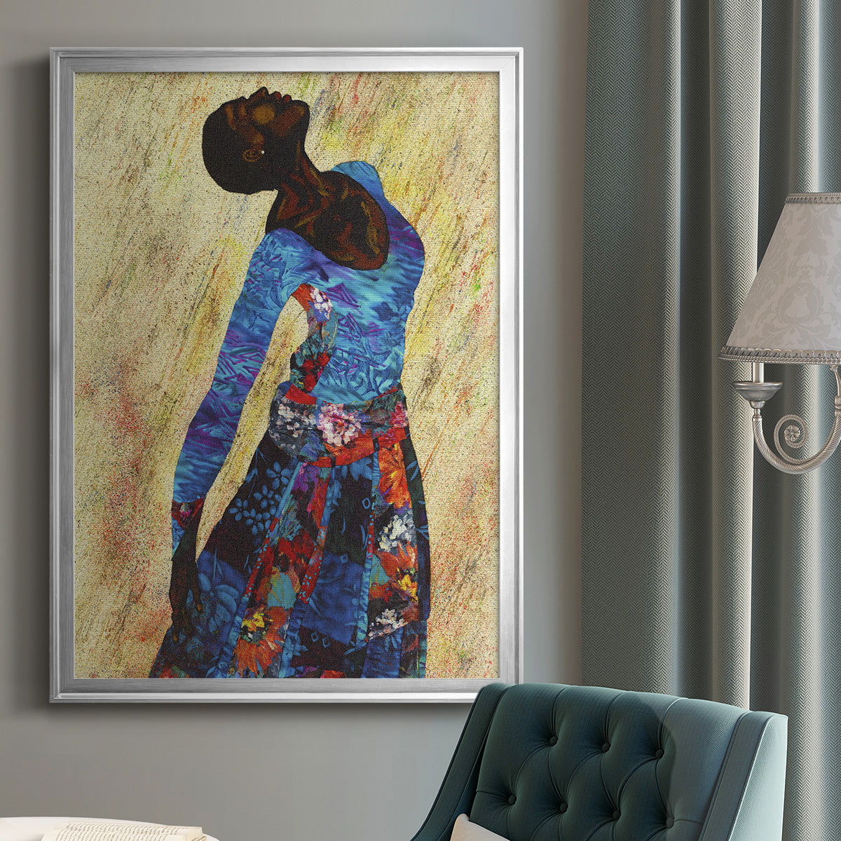 Woman Strong IV - Modern Framed Canvas Print